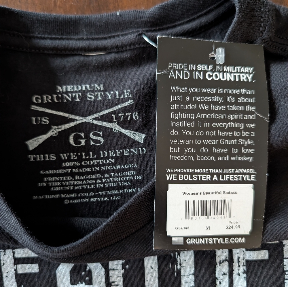 Grunt Style Beautiful Bada** T-shirt - Picture 8 of 12